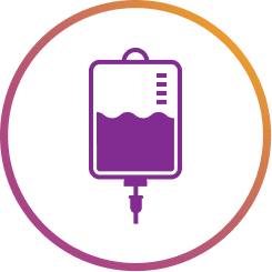 IV bag icon representing chemotherapy treatment